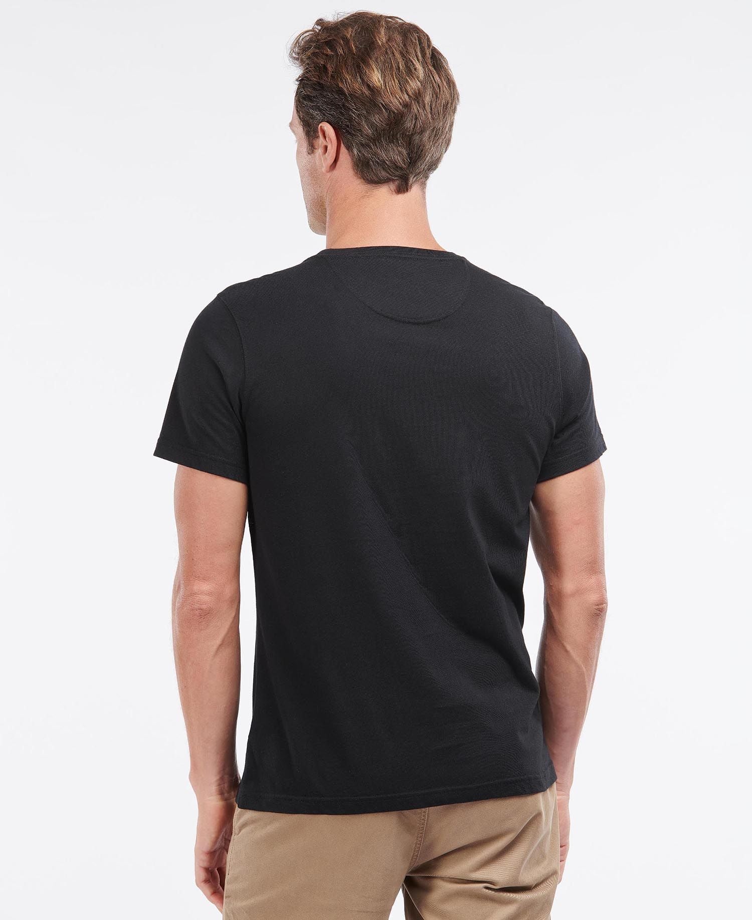 T-shirt Barbour nero