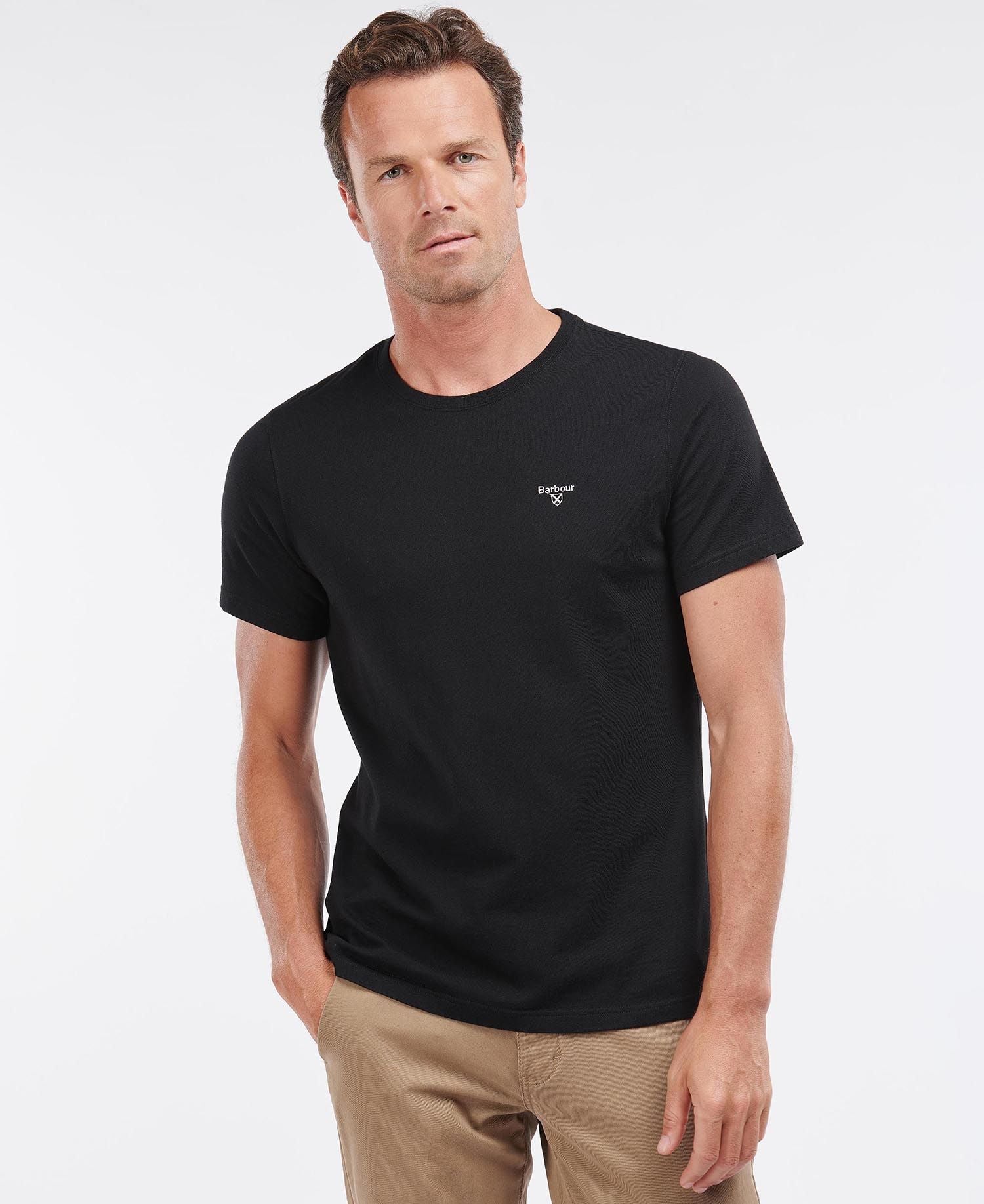 T-shirt Barbour nero