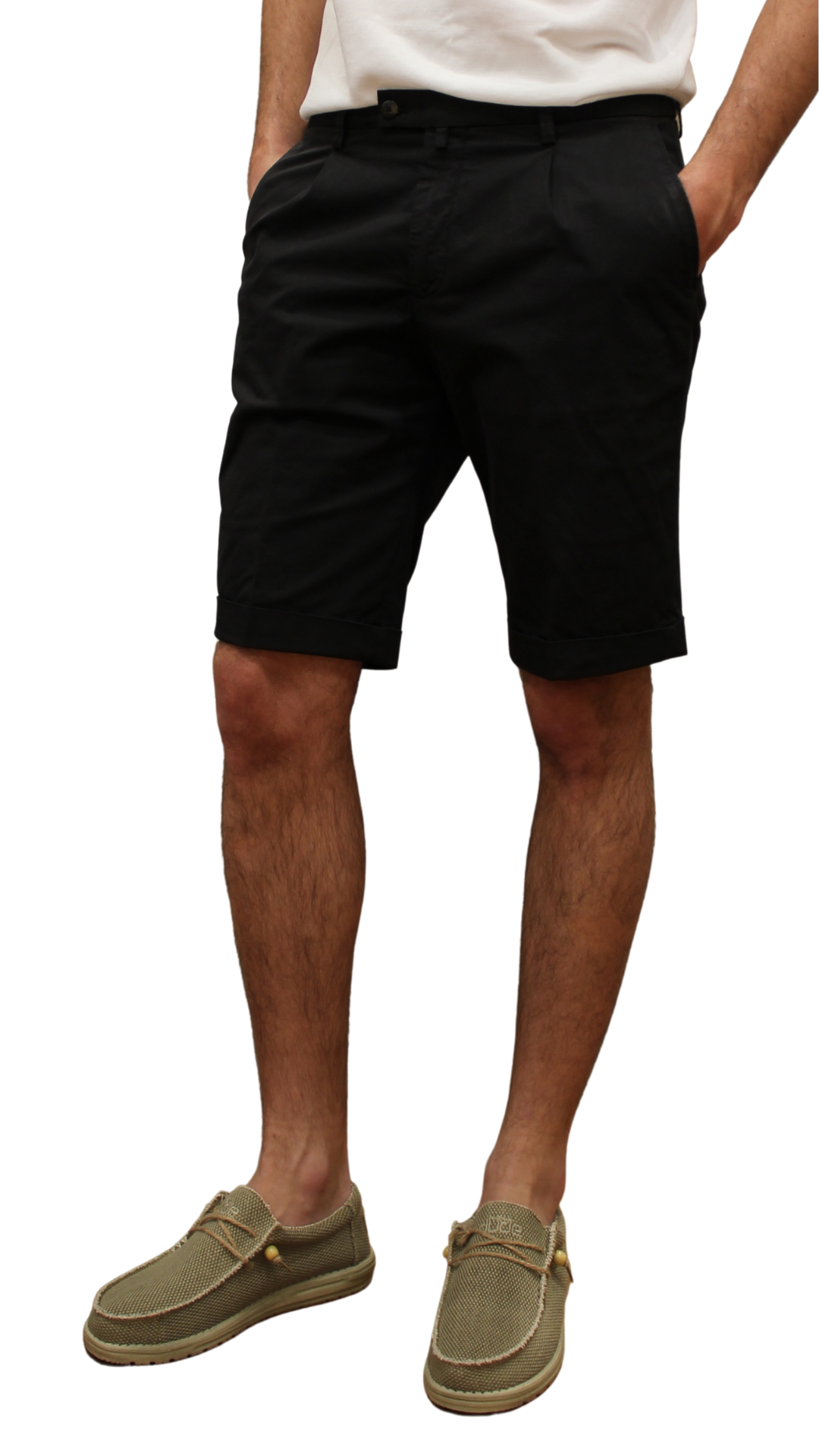 Bermuda nero Briglia