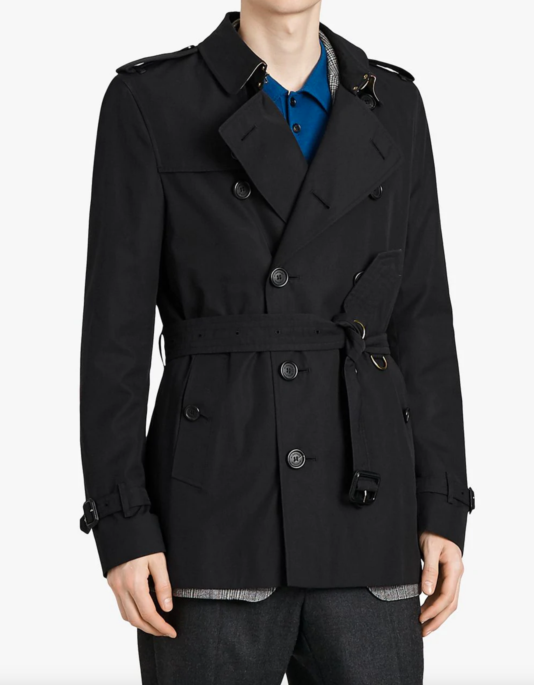 Impermeabile trech Burberry nero