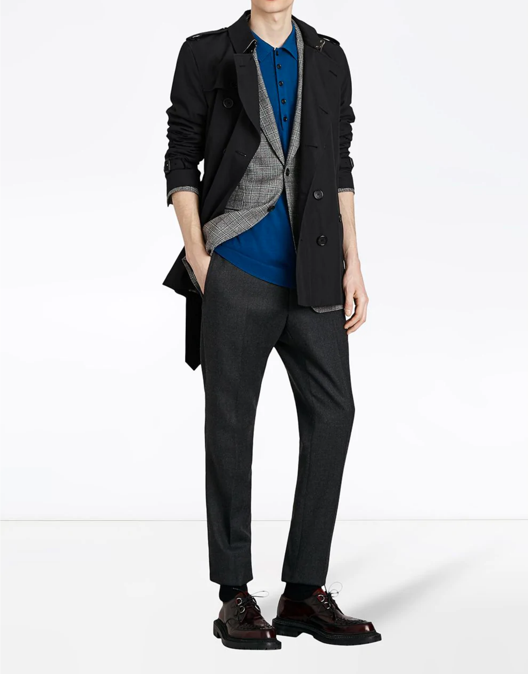 Impermeabile trech Burberry nero