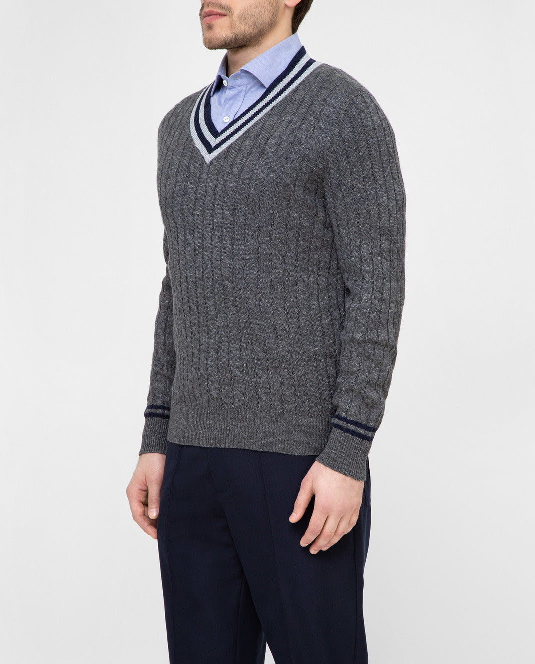 Maglia cotone lino Brunello Cucinelli