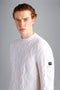Maglia a trecci in lana Paul&Shark
