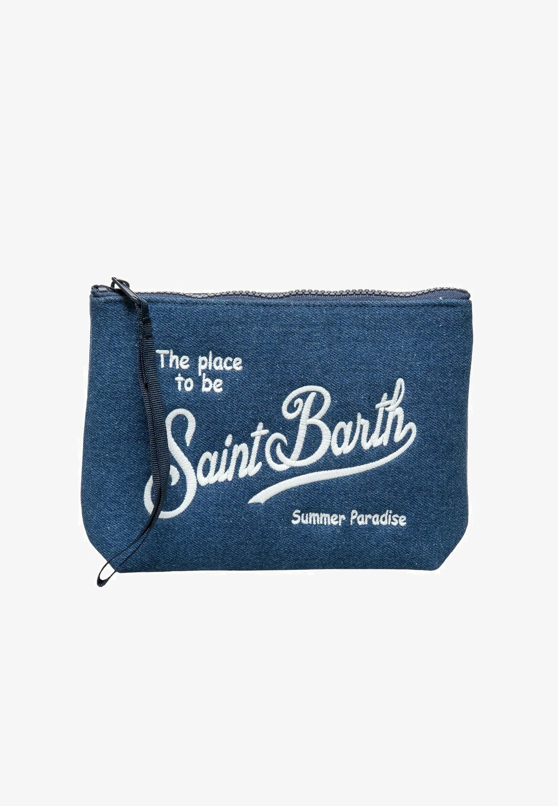 Pochette denim Saint Barth