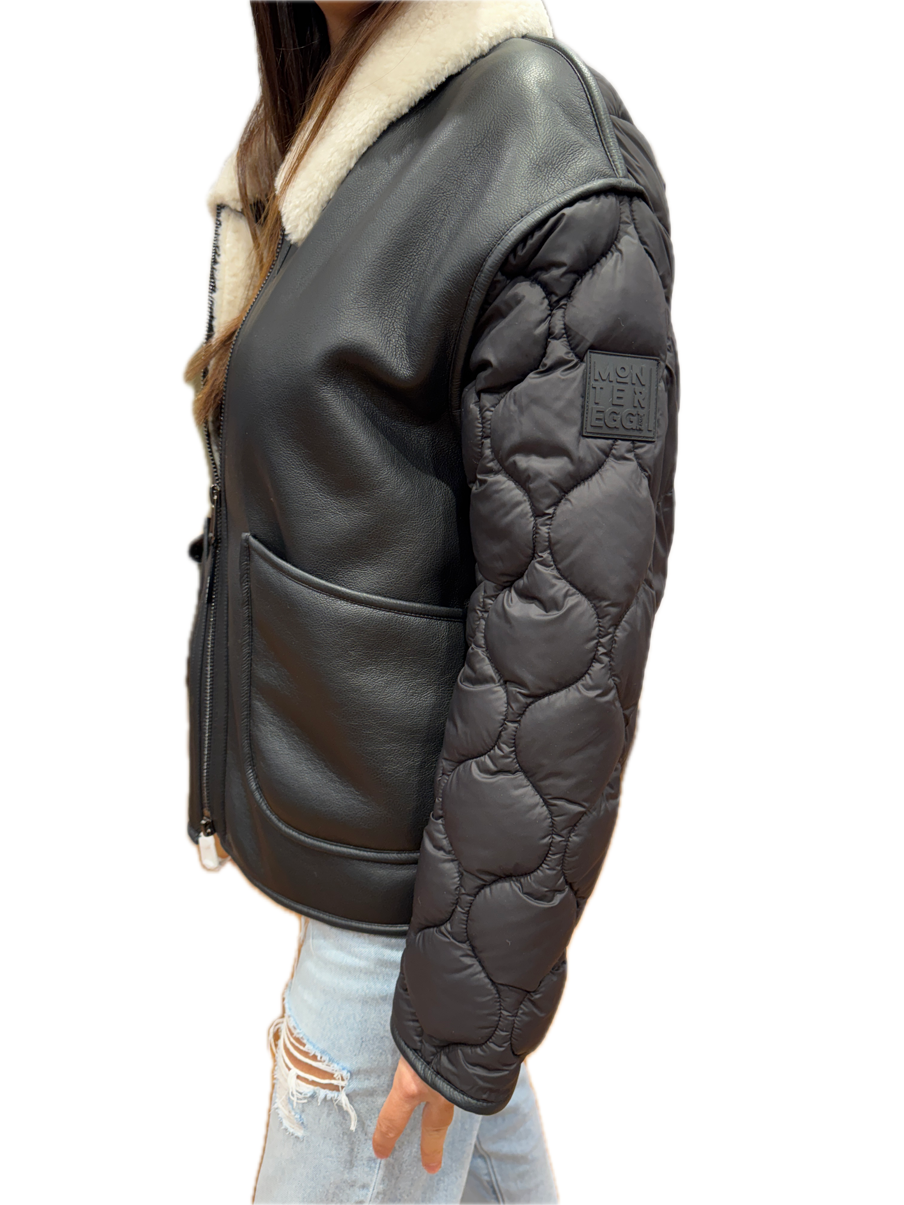 Giacca in pelle Montereggi