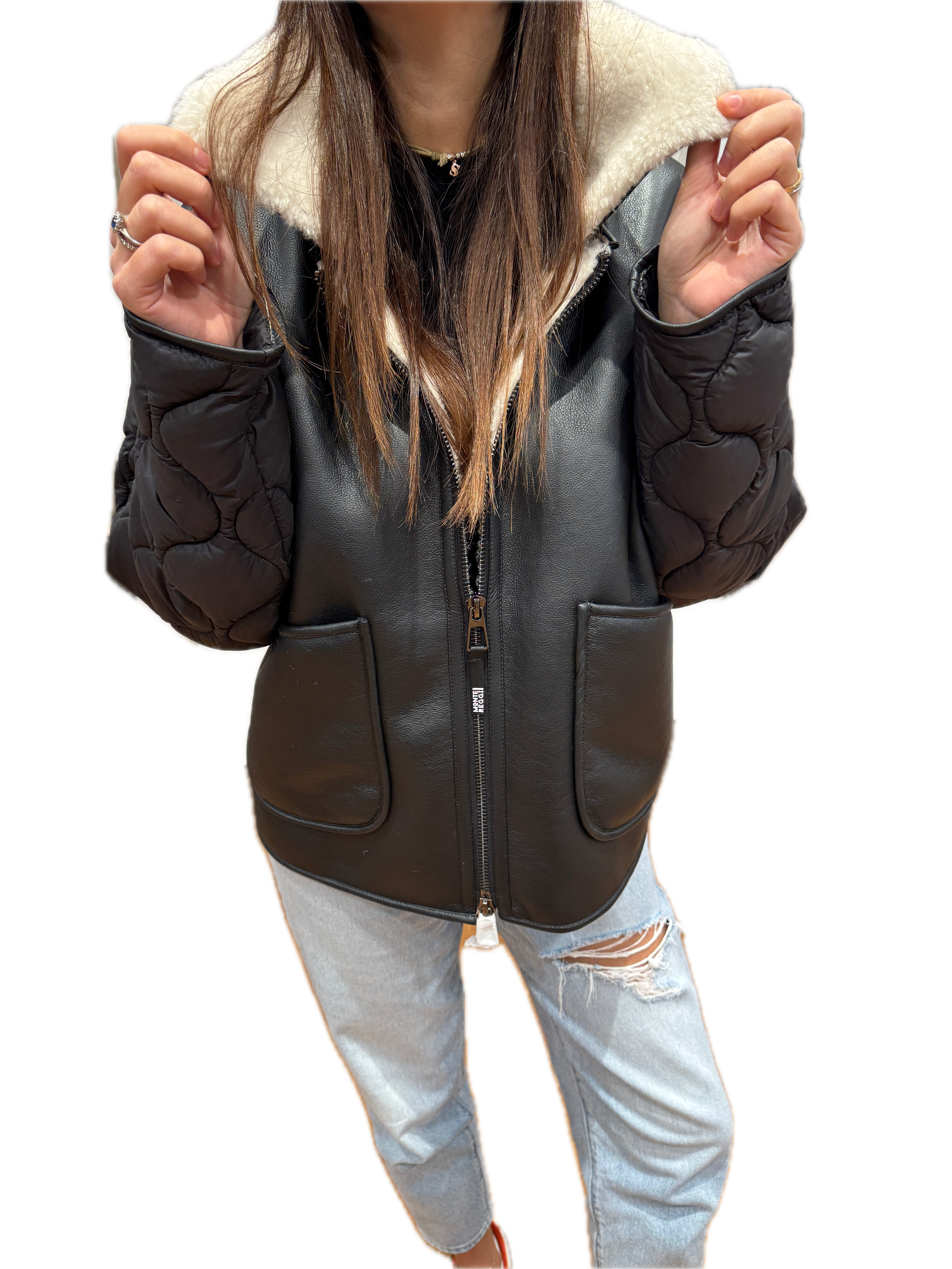 Giacca in pelle Montereggi