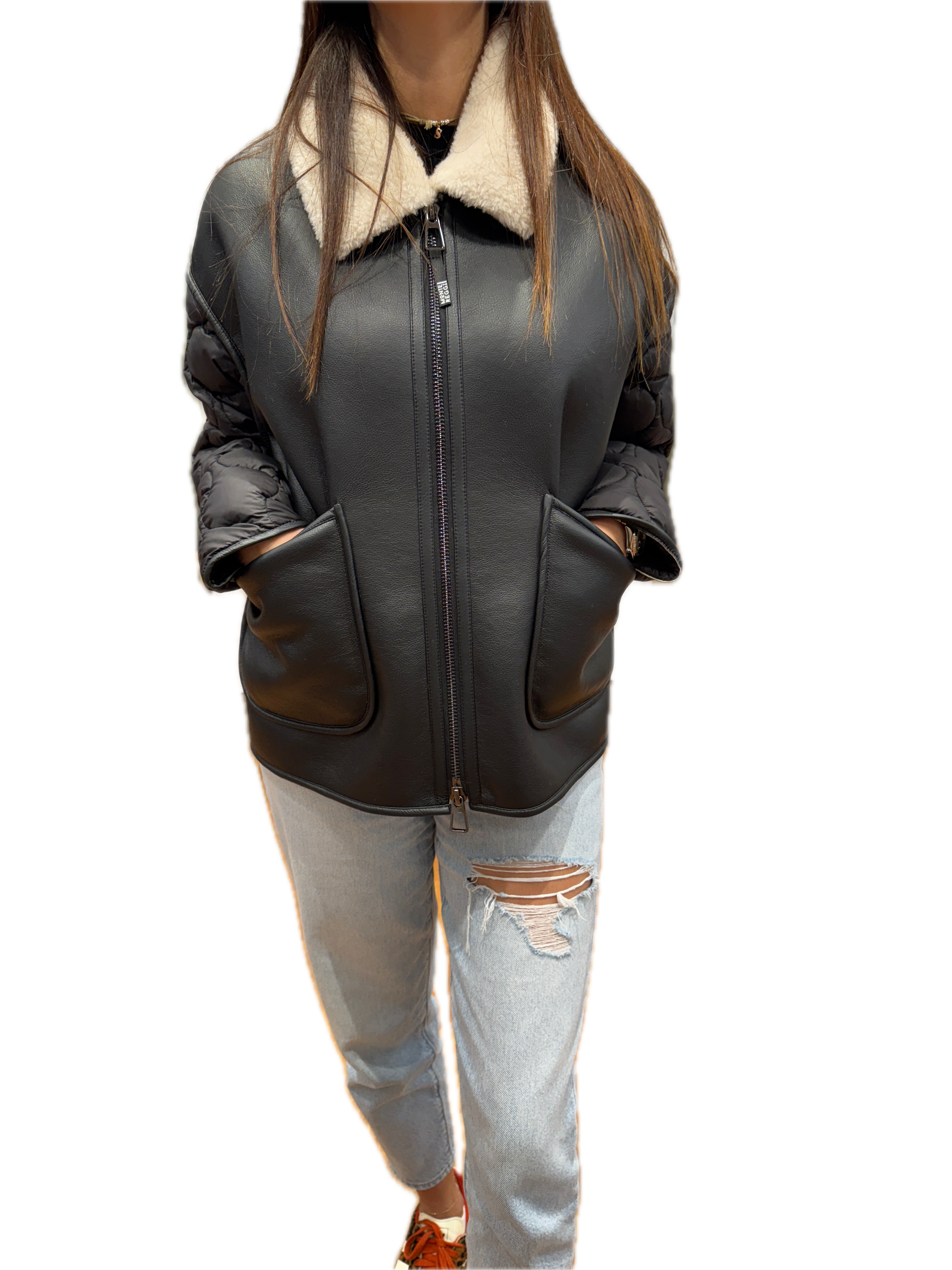 Giacca in pelle Montereggi