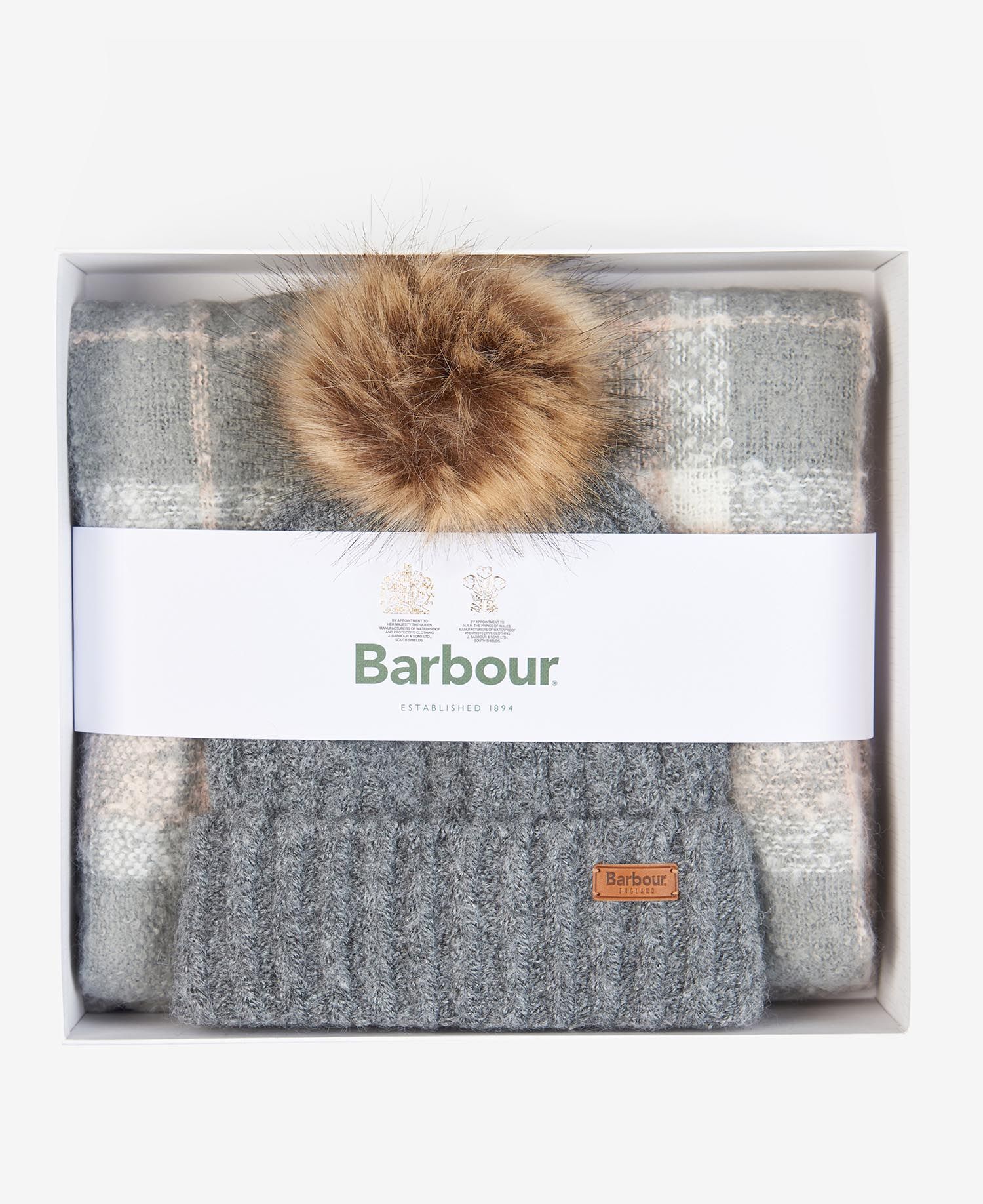 Set sciarpa e cappello Barbour