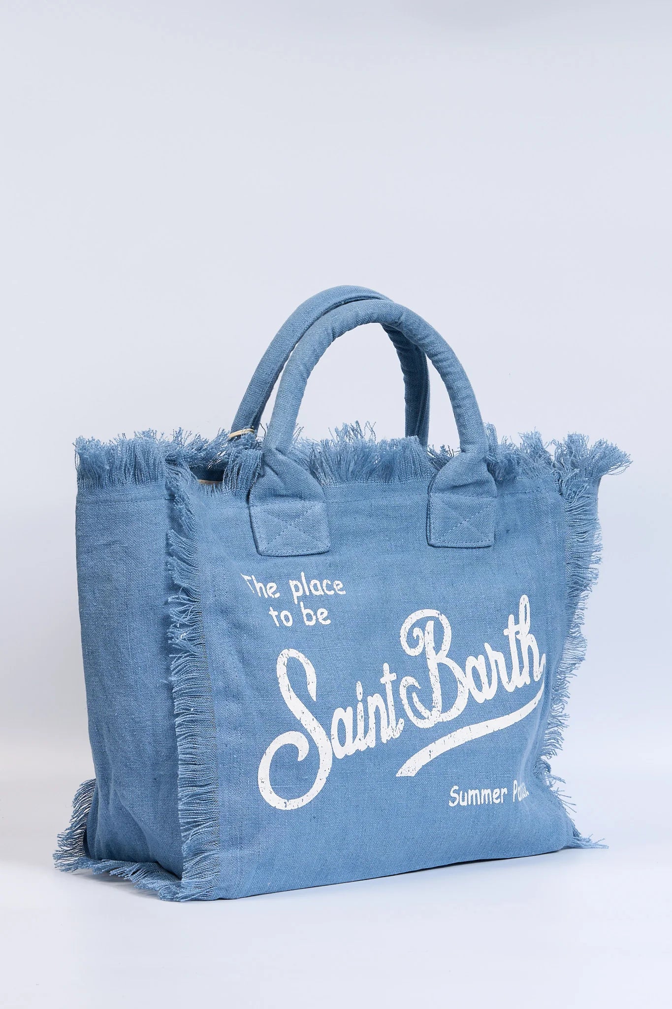 Borsa Vanity linen Saint Barth