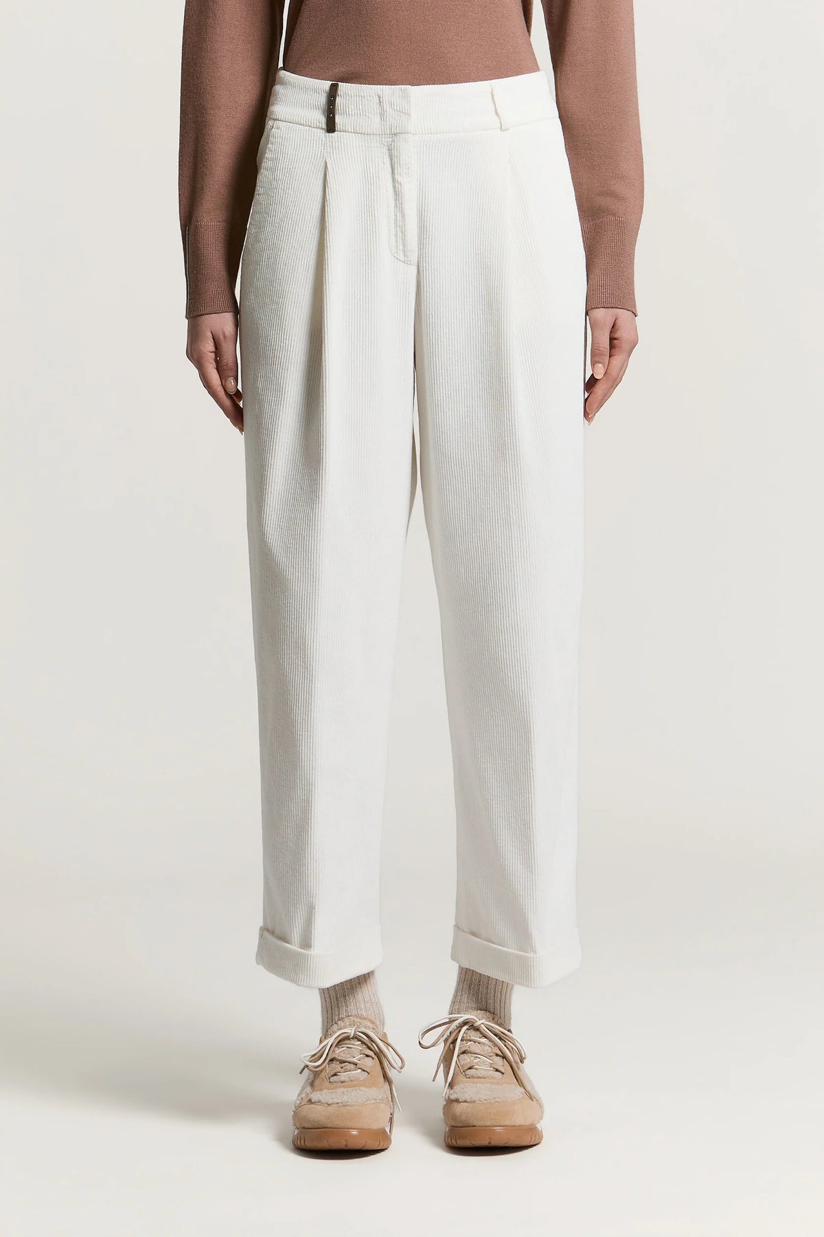 Pantalone velluto 500 righe Peserico
