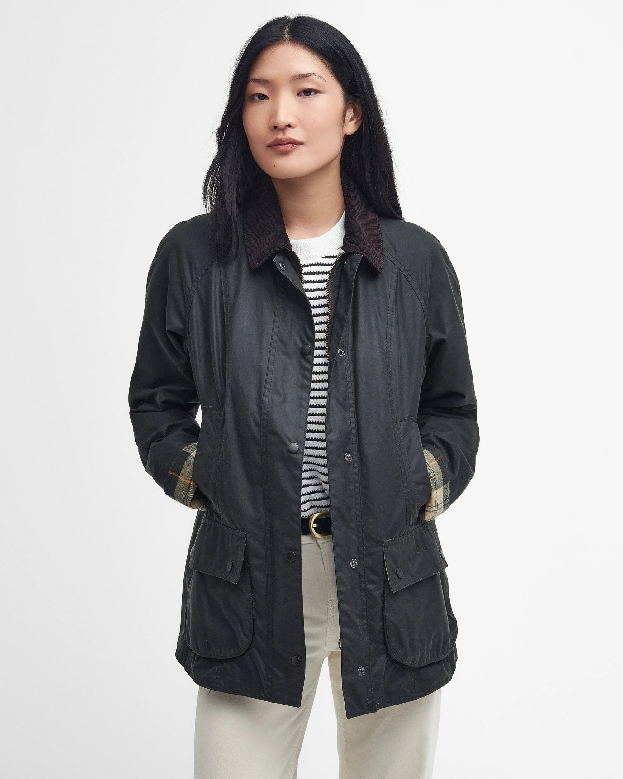 Giacca classic Beadnell sage Barbour