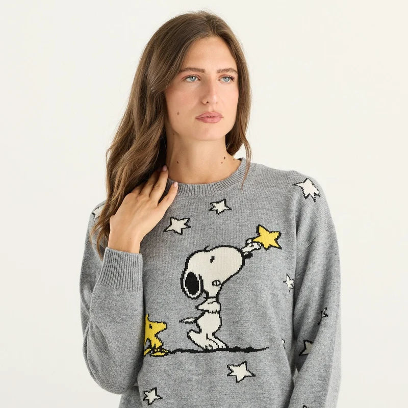 Maglia lana cashmere Snoopy Saint Barth