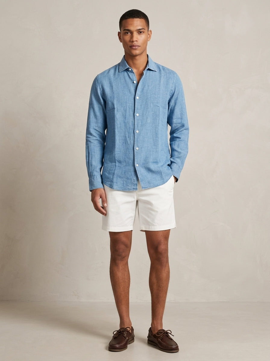 Camicia lino Saint Barth