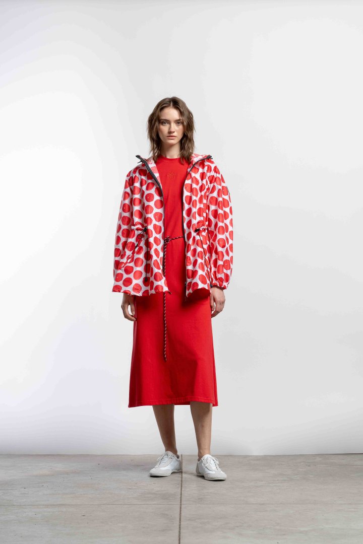 Giacca pioggia in nylon Montereggi