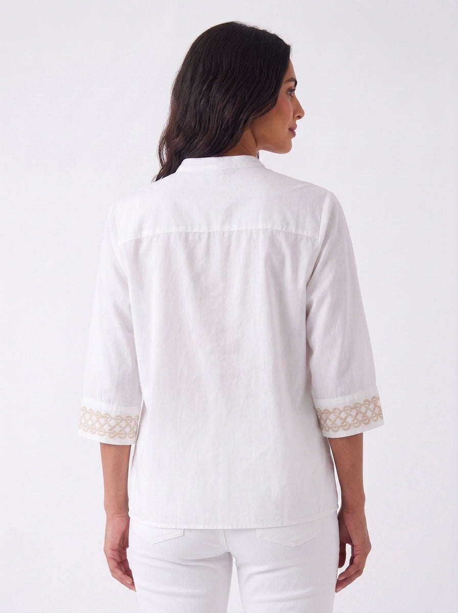 Camicia in cotone Trame Auree