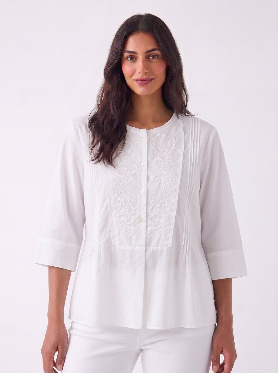 Camicia in cotone Trame Auree
