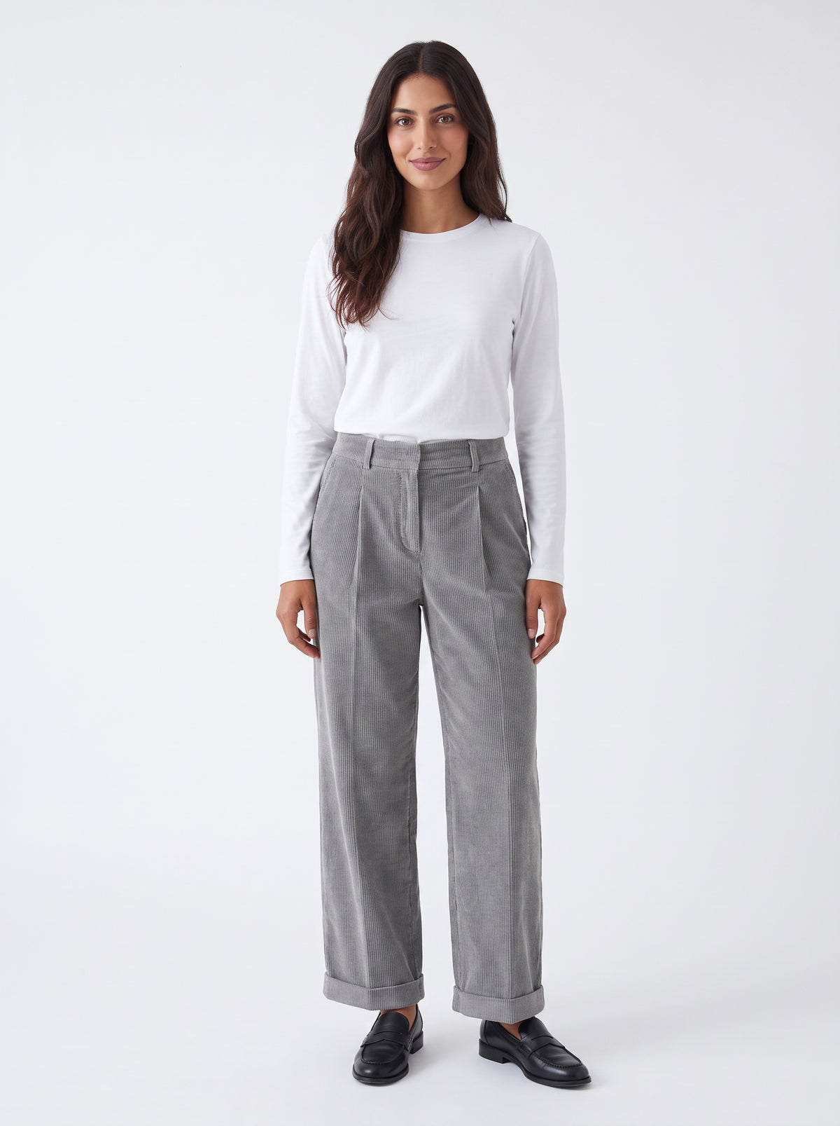 Pantalone velluto 500 righe Peserico