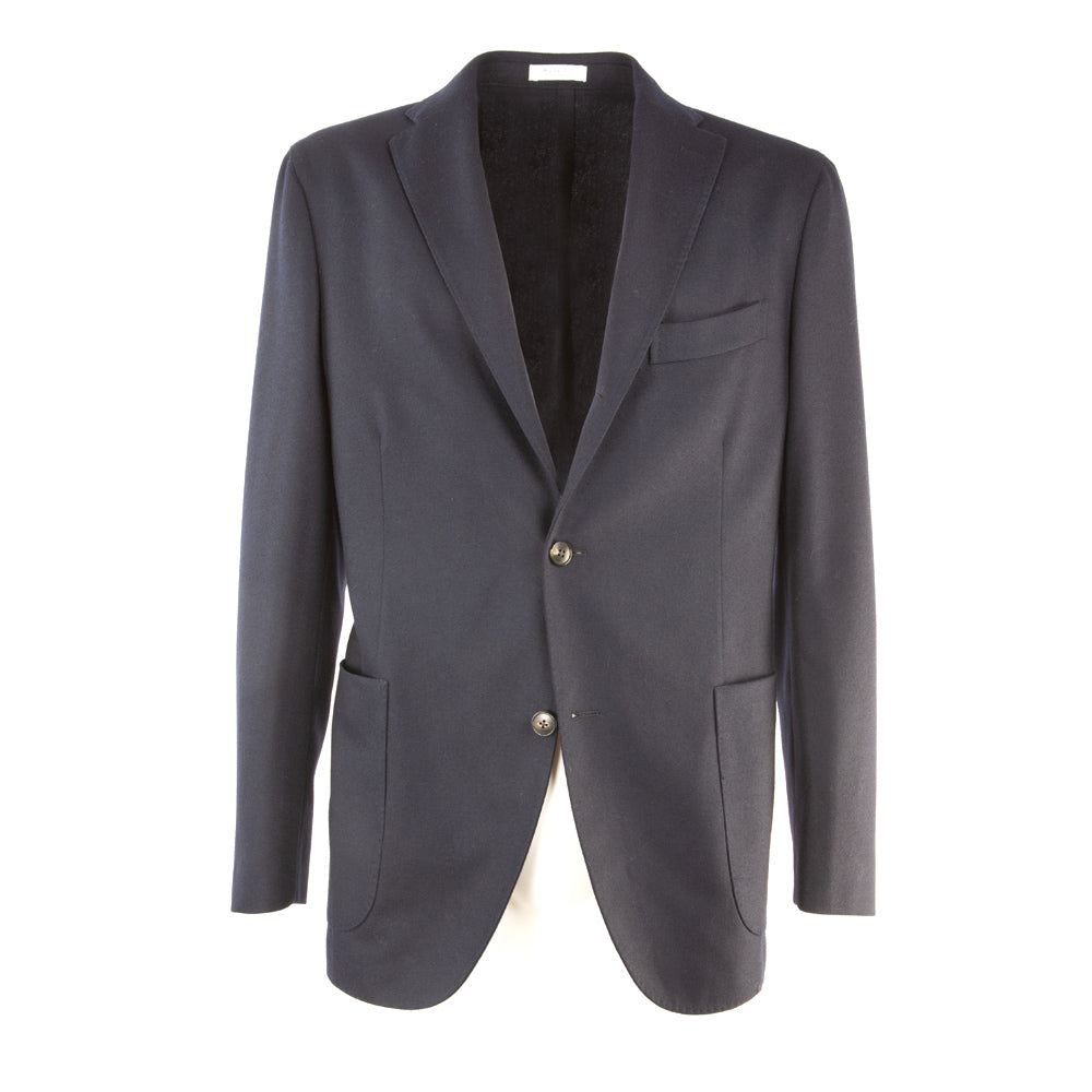 GIACCA IN LANA BLU BOGLIOLI